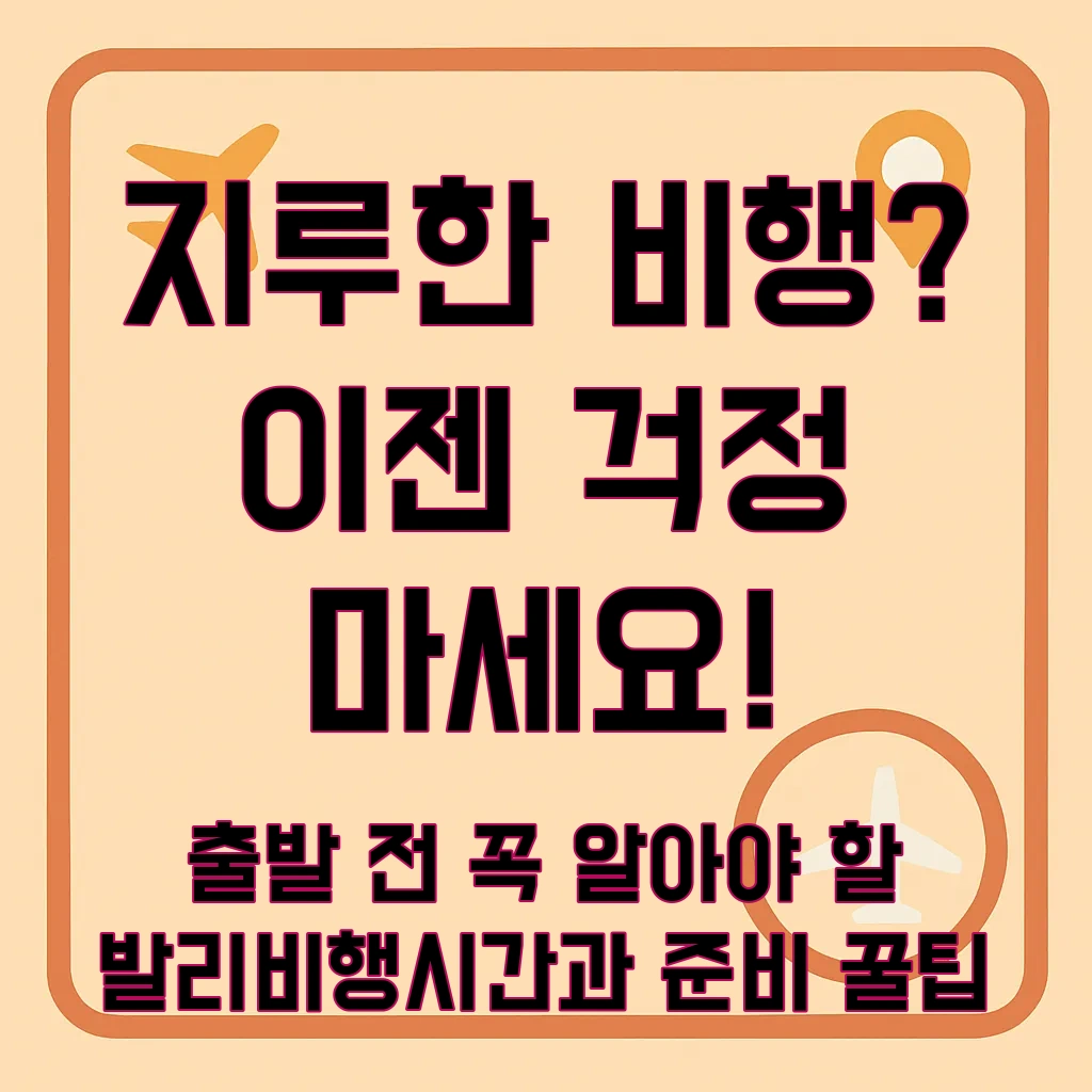 발리비행시간