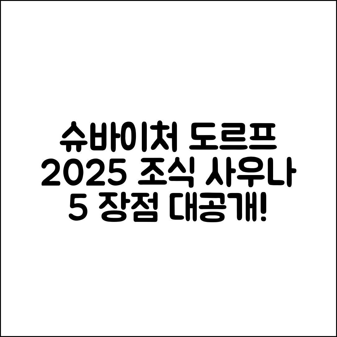 슈바이처 도르프 호텔 2025 조식·사우나 5가지 장점
