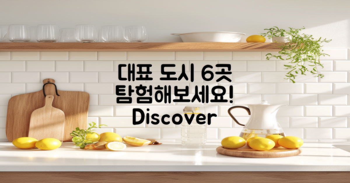 6가지 대표 도시 소개