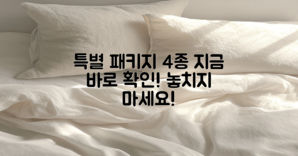 4가지 특별 패키지 내용