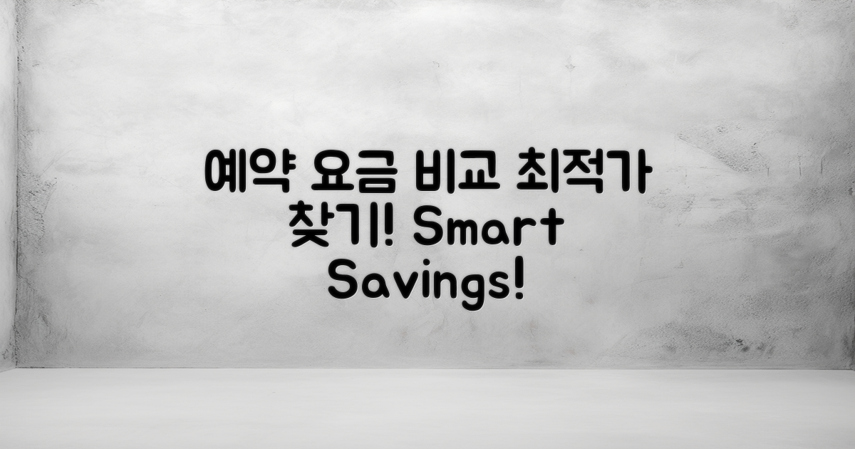 예약 시 최적 요금 비교