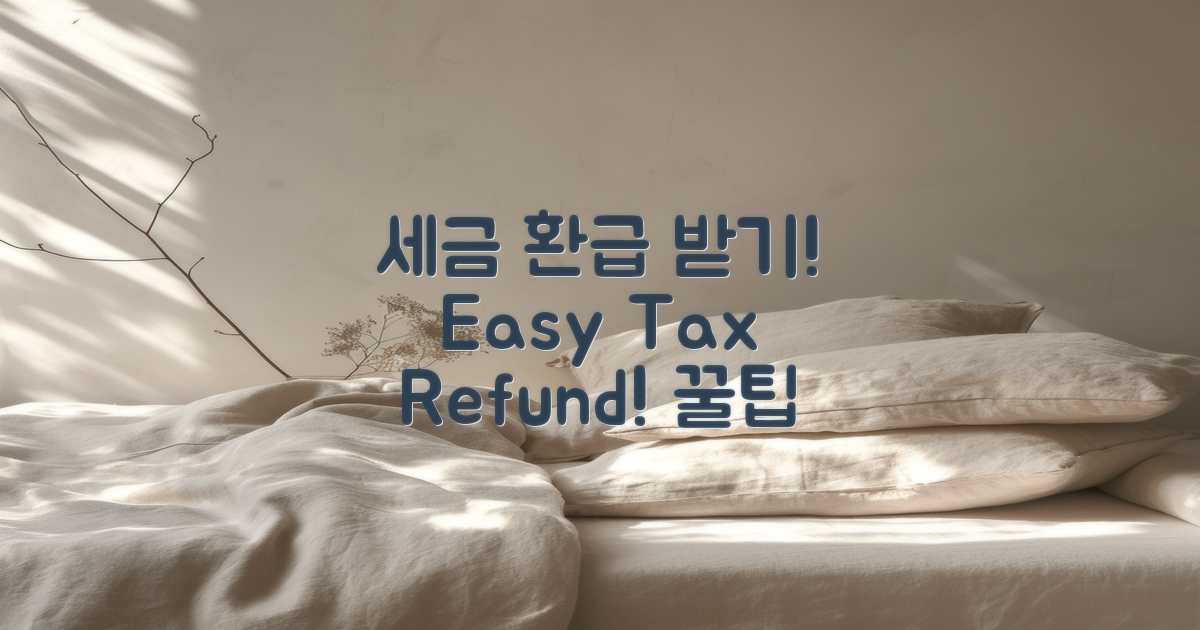 세금 환급은 어떻게 받을까?