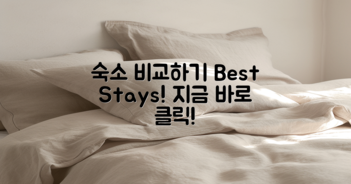 숙소를 비교해보세요