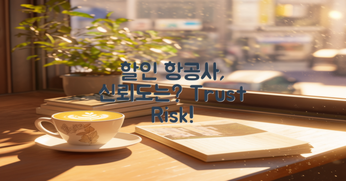 할인 항공사의 신뢰도는?