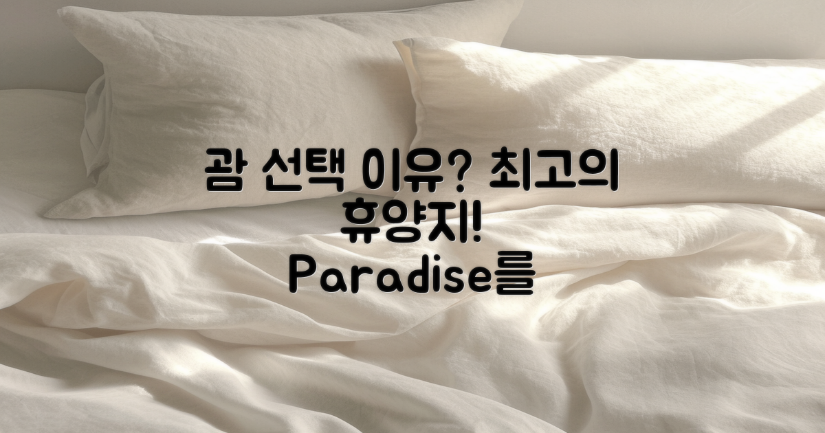 왜 괌을 선택해야 할까?