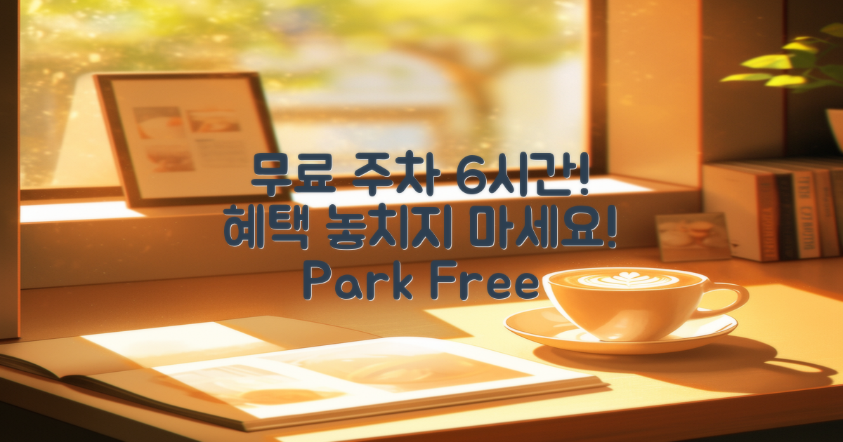 6시간 무료 주차 혜택