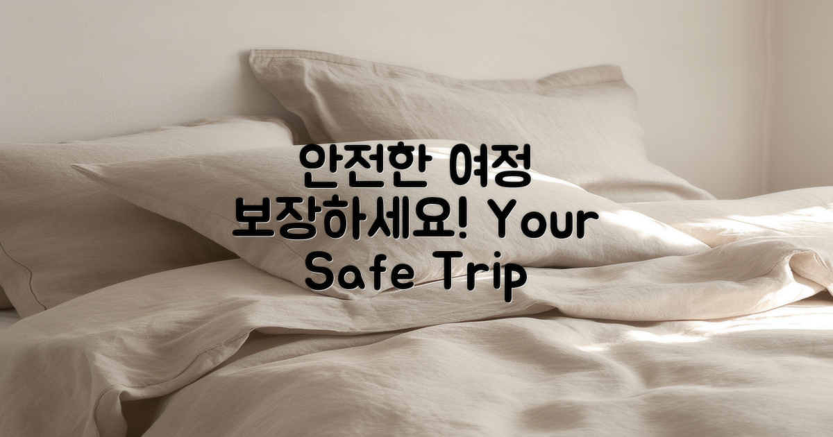 안전한 여정 보장하세요
