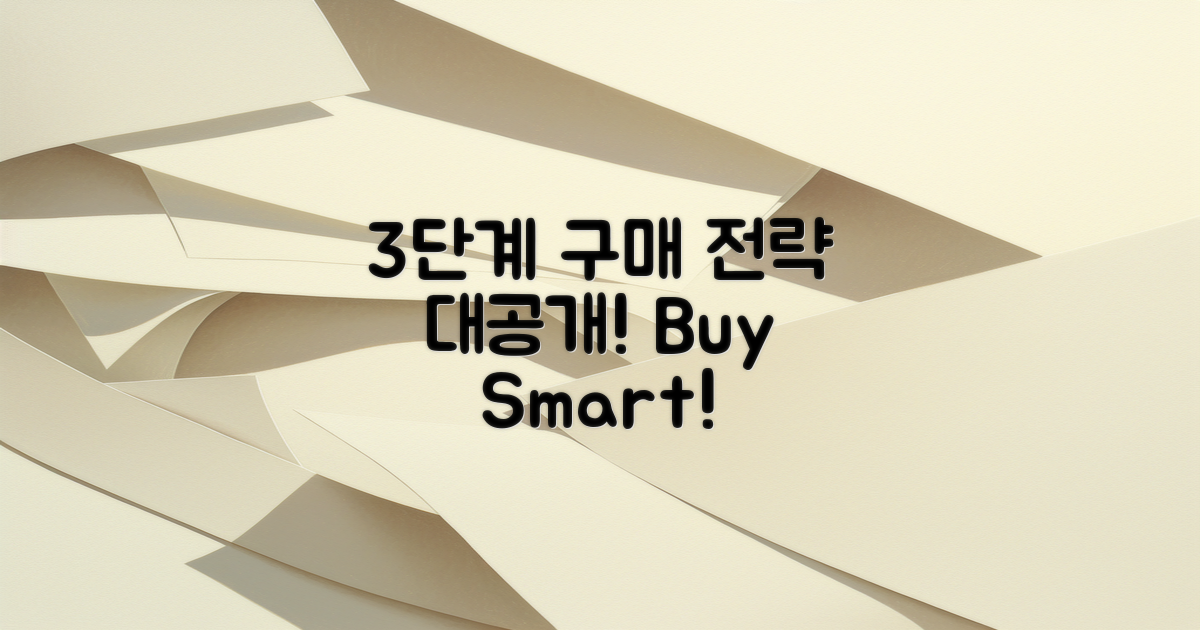 3단계 구매 전략