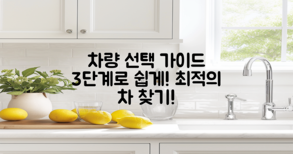3단계 차량 선택 가이드