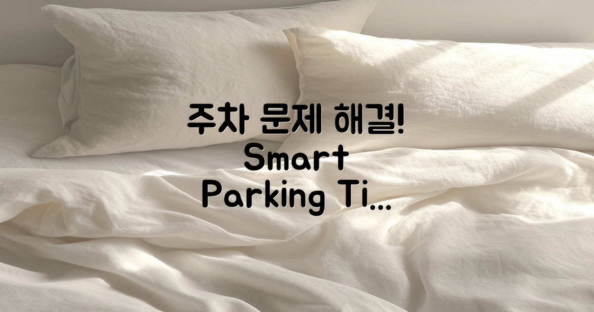 주차 문제는 어떻게 해결할까?