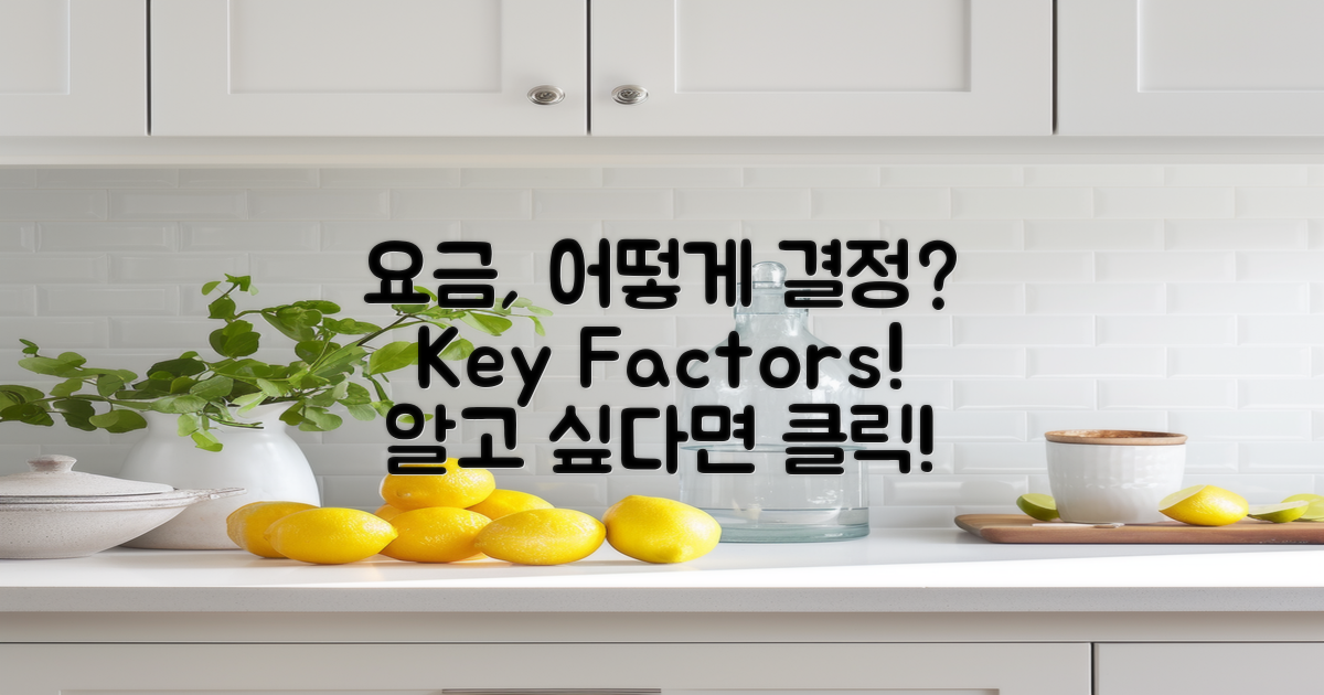 요금은 어떻게 결정될까?