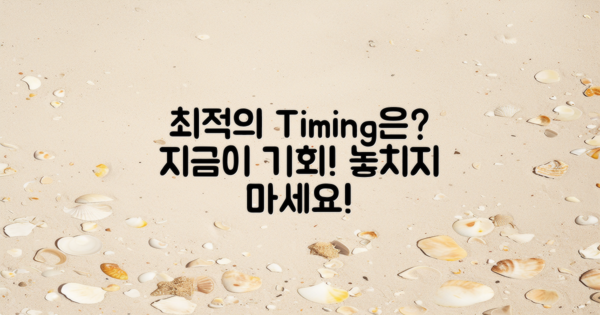 최적의 시점은?