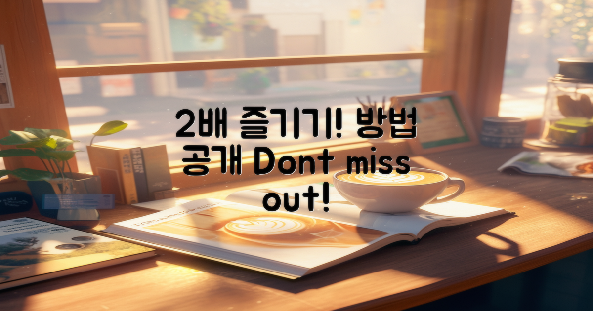 2배 즐기는 방법 안내