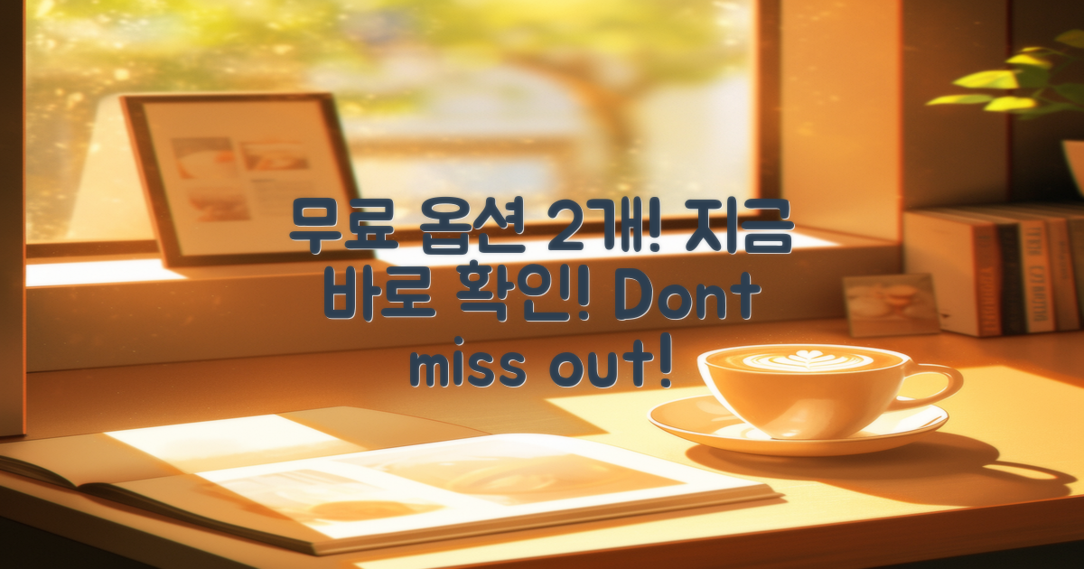 2가지 무료 옵션