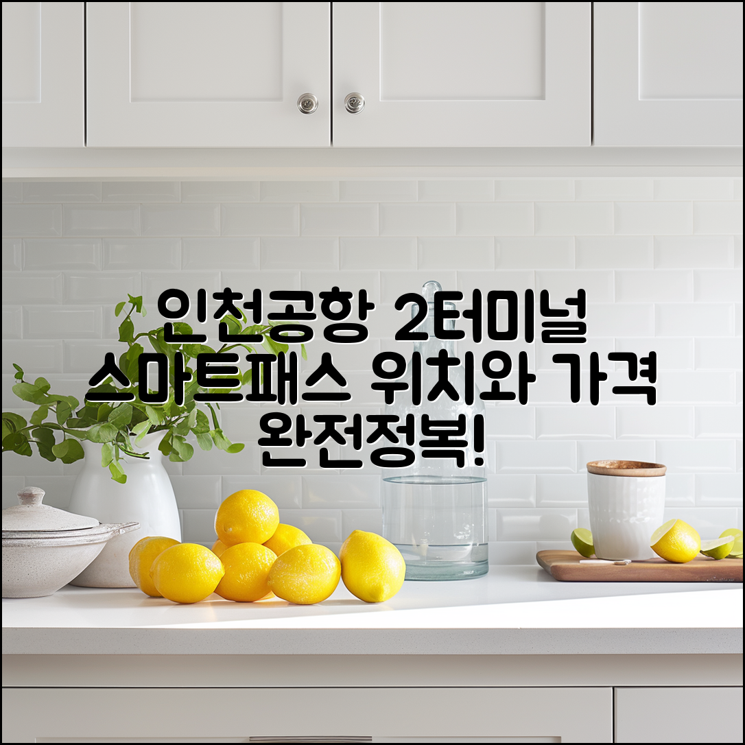 누구나 쉽게 찾는 인천 공항 2 터미널 스마트 패스 위치와 가격