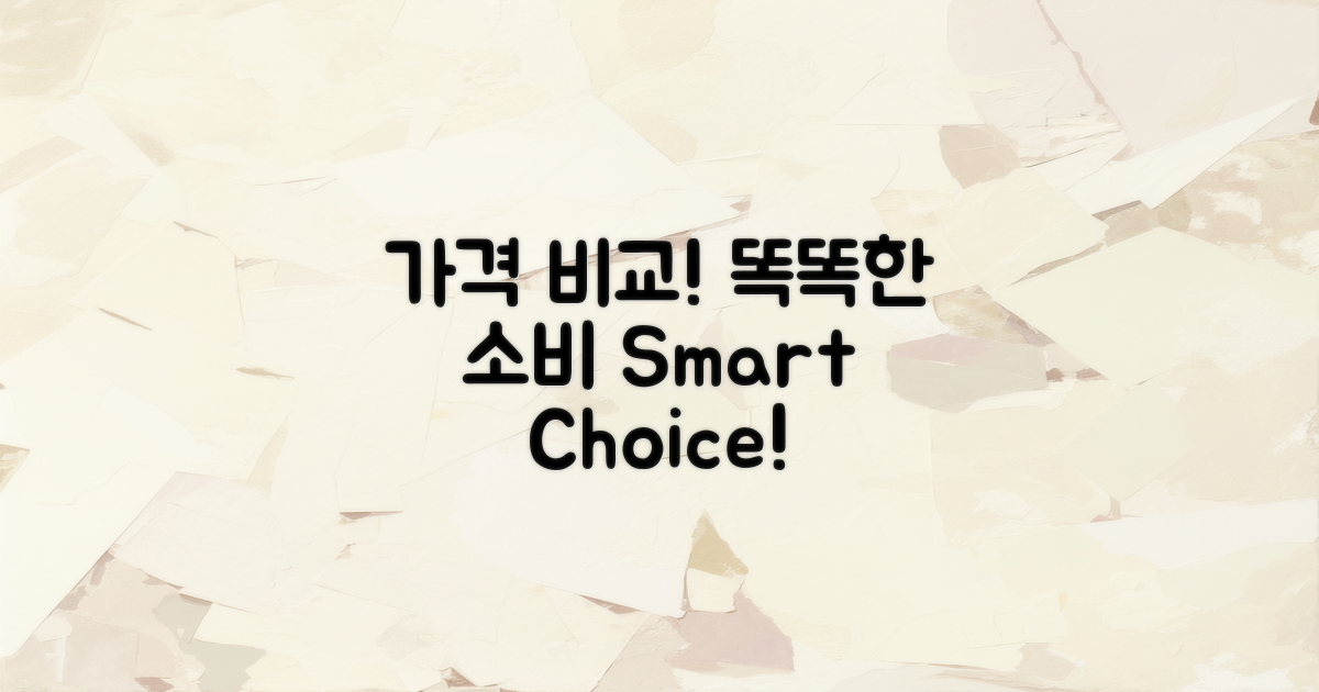 가격 비교의 필요성