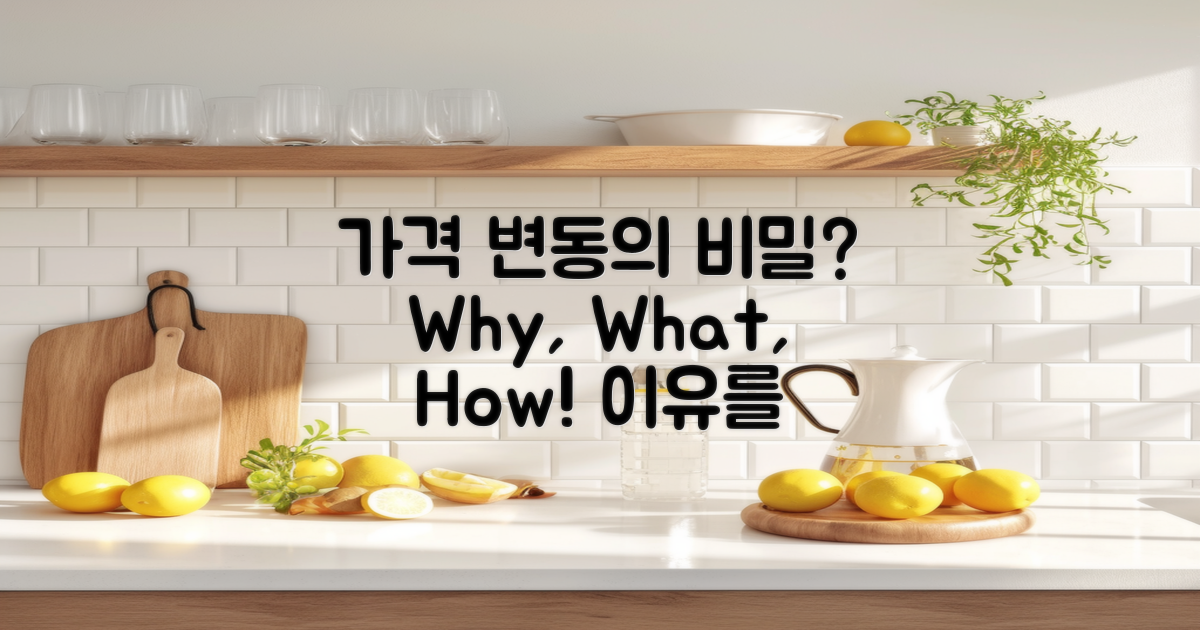 가격 변동의 원인은?