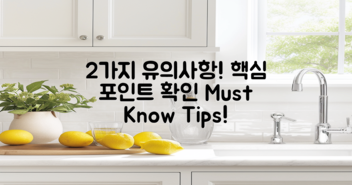 2가지 유의사항