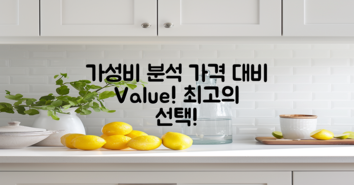 가격 대비 가성비 분석