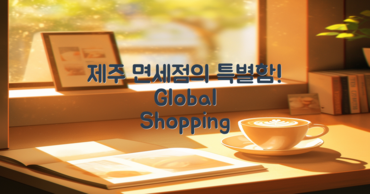 제주 면세점은 왜 특별할까?