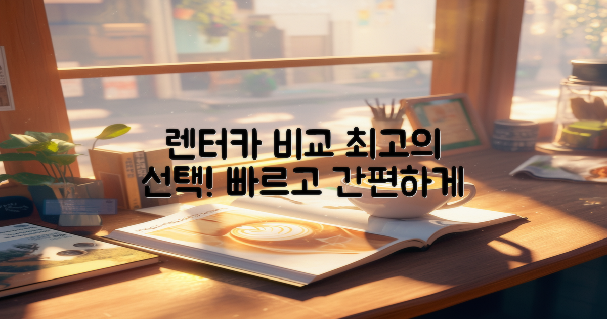 렌터카 업체 비교 분석