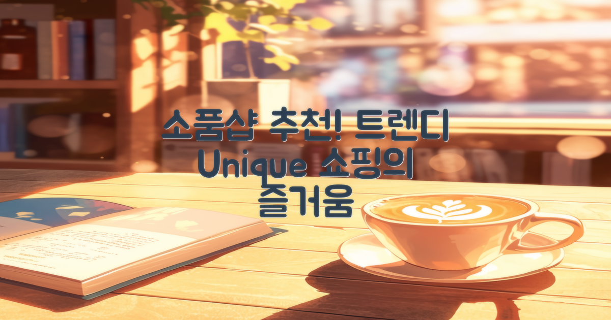 다양한 소품샵 추천