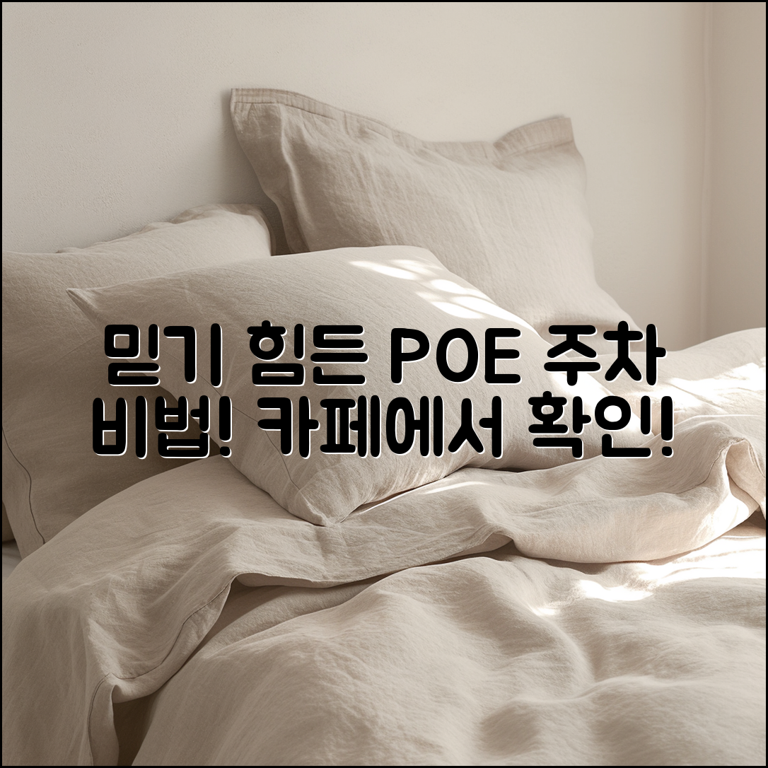 믿을 수 없는 패스 오브엑자일 카페 주차 비법!