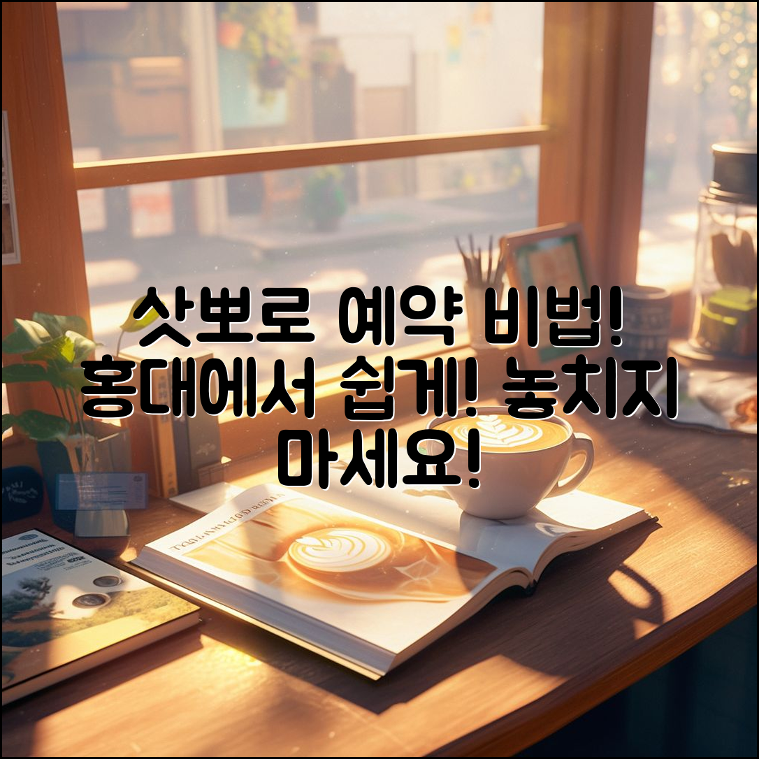 놀라운 삿뽀로 홍대 점 예약 비법 공개!