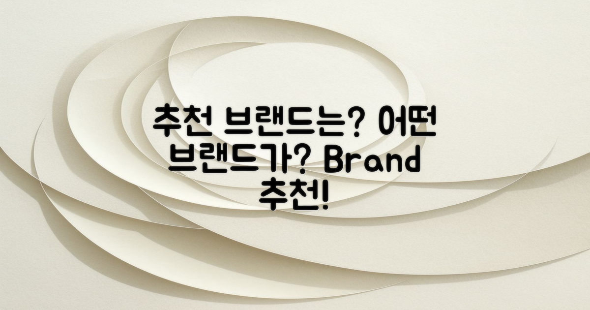 어떤 브랜드가 추천될까?