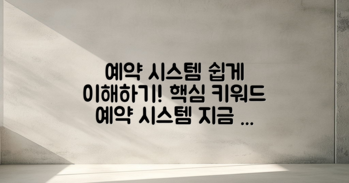 예약 시스템 이해하기