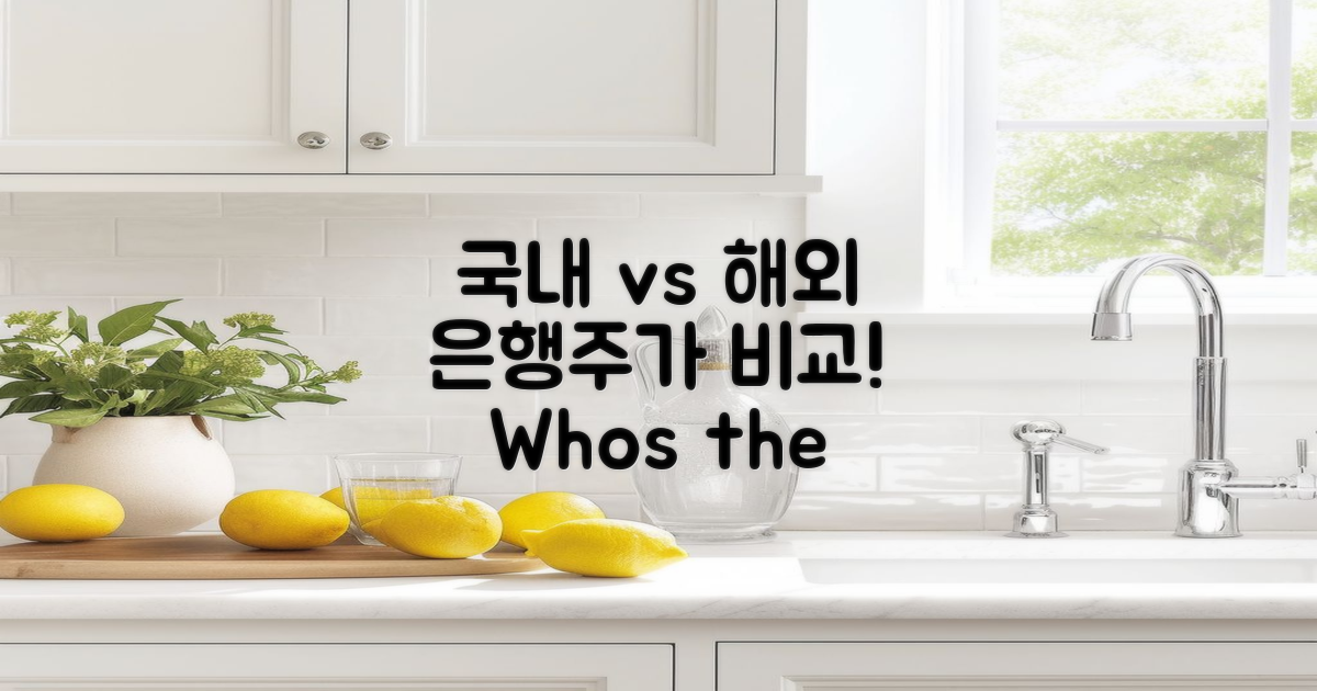 국내 vs 해외 은행주가