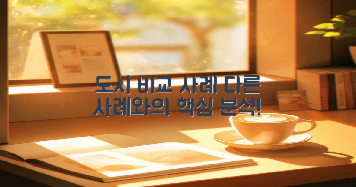 다른 도시 사례와 비교