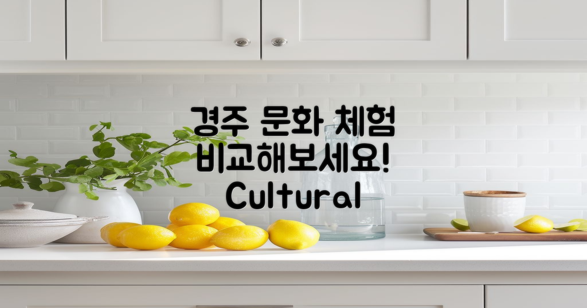 경주의 문화 체험 비교