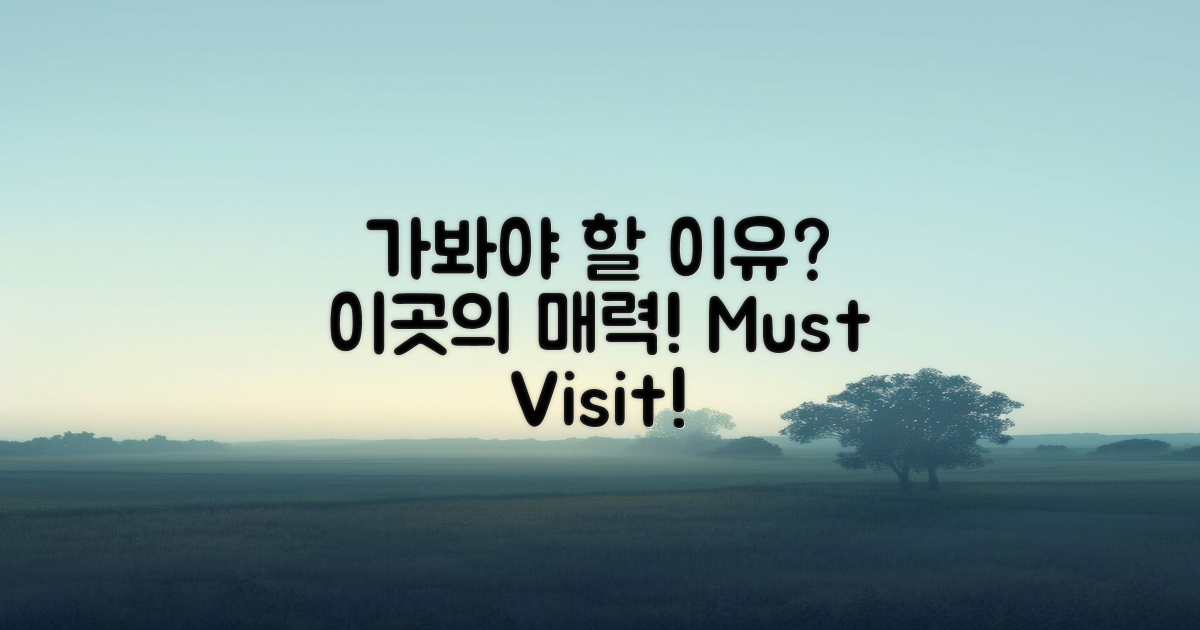 꼭 가봐야 하는 이유는?