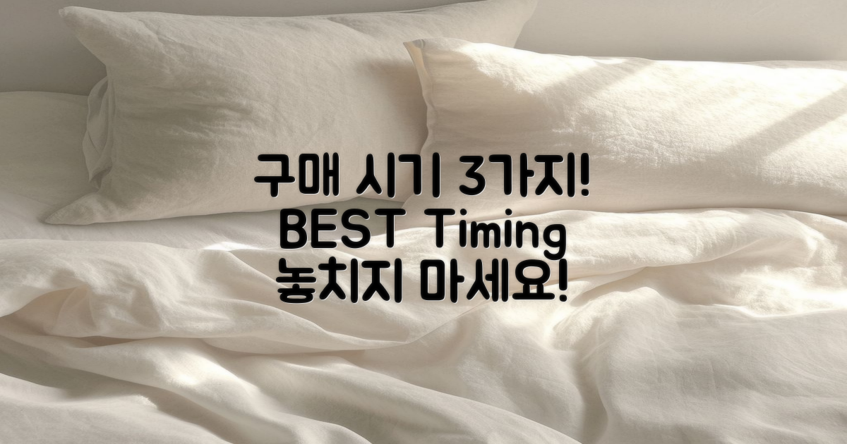 3가지 구매 시기