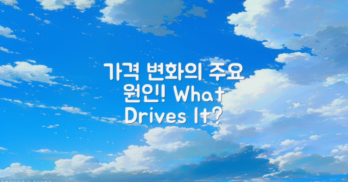 가격 변화의 원인