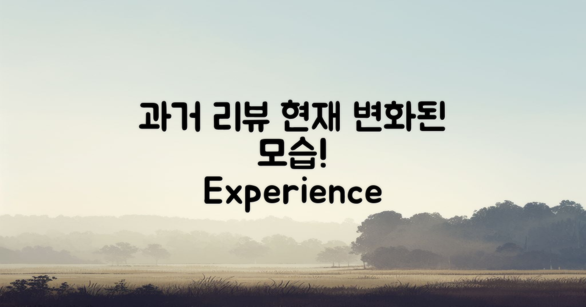 과거 방문 후기와 현재