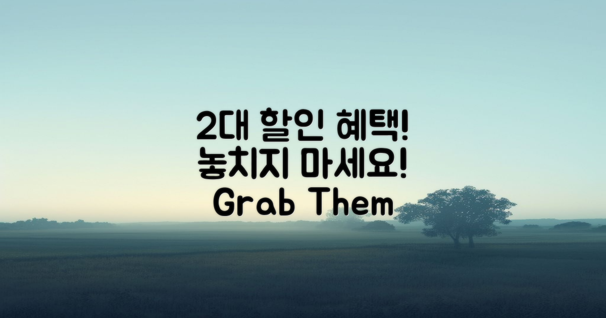 2가지 할인 혜택 확인