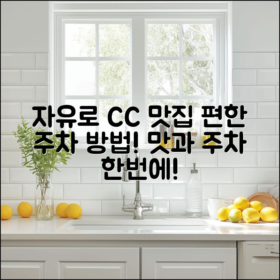 자유로 CC 맛집, 누구나 편하게 주차하는 법!