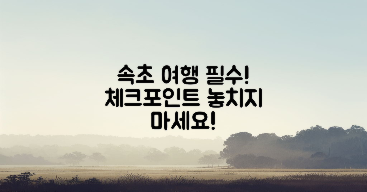 속초 여행 필수 체크하세요