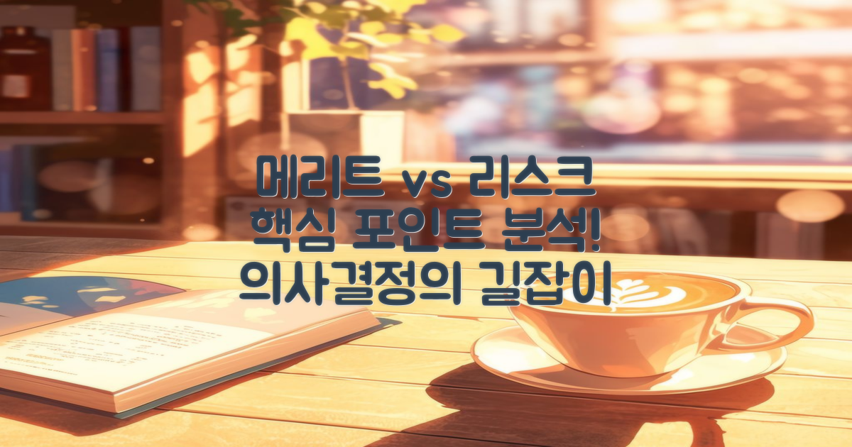 메리트와 리스크 평가