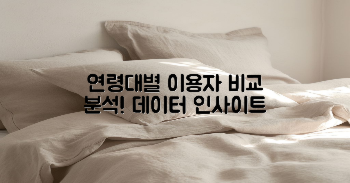 연령대별 이용자 비교