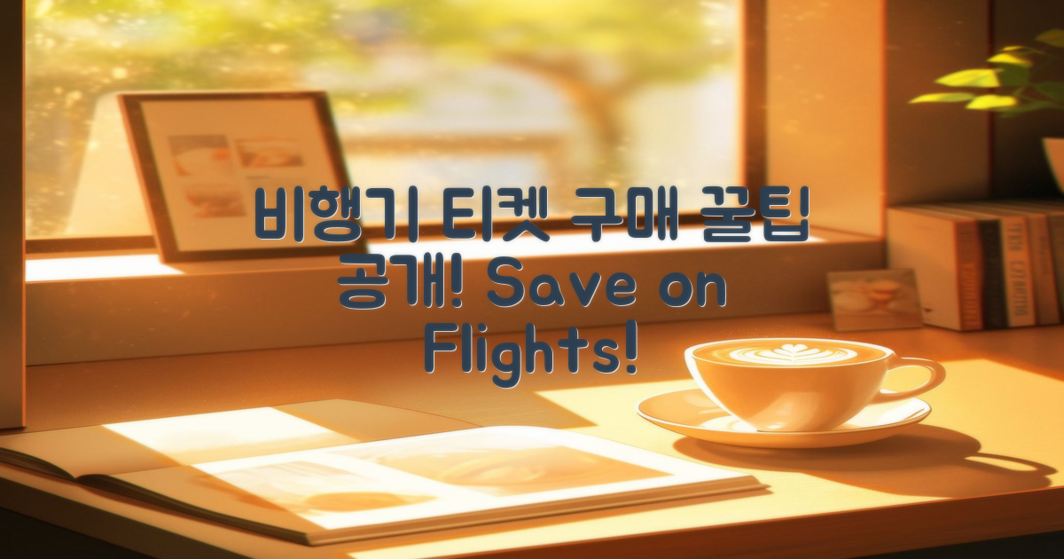 비행기 티켓 구매 꿀팁 공개