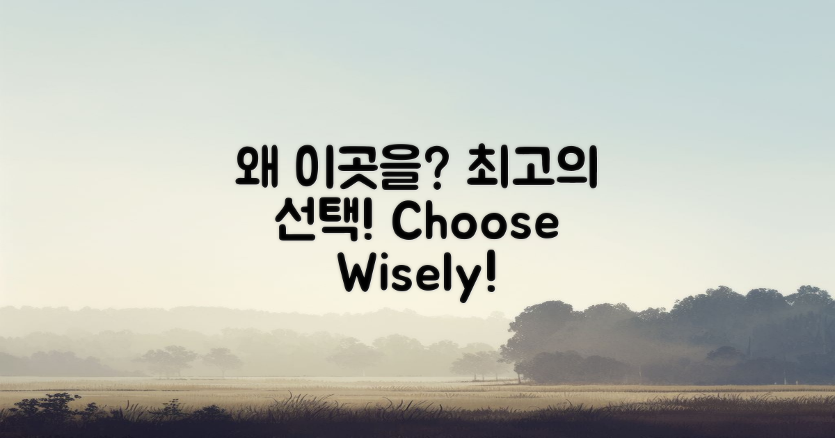 왜 이곳을 선택할까?