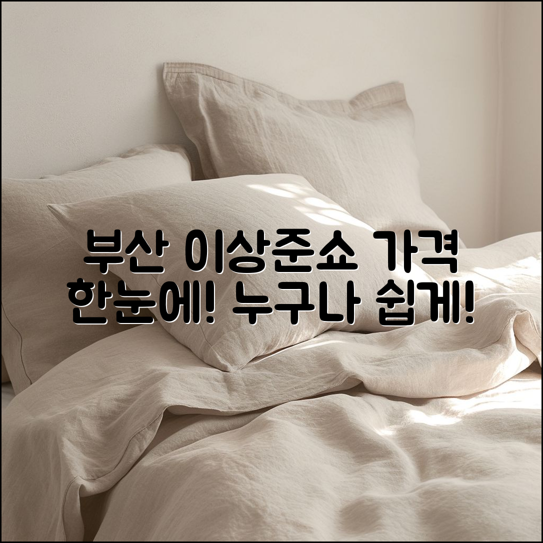 부산 이상준쇼 가격, 누구나 쉽게 알아보자!