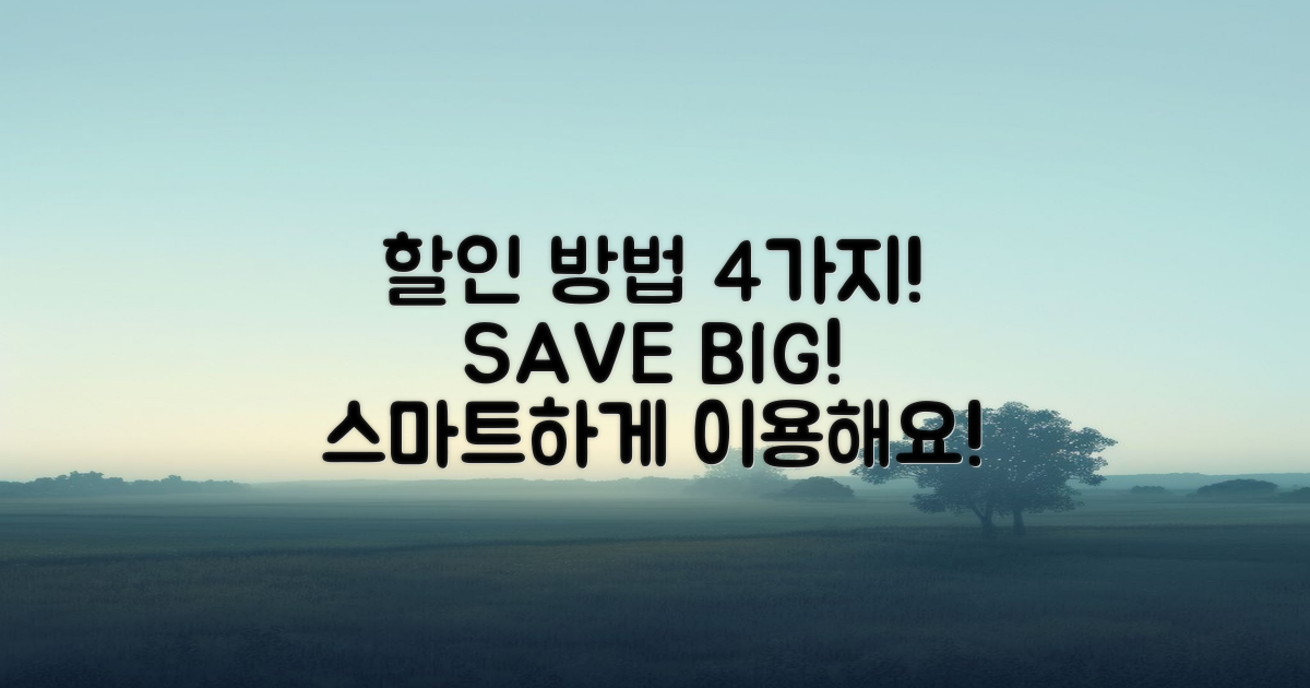 4가지 할인 방법