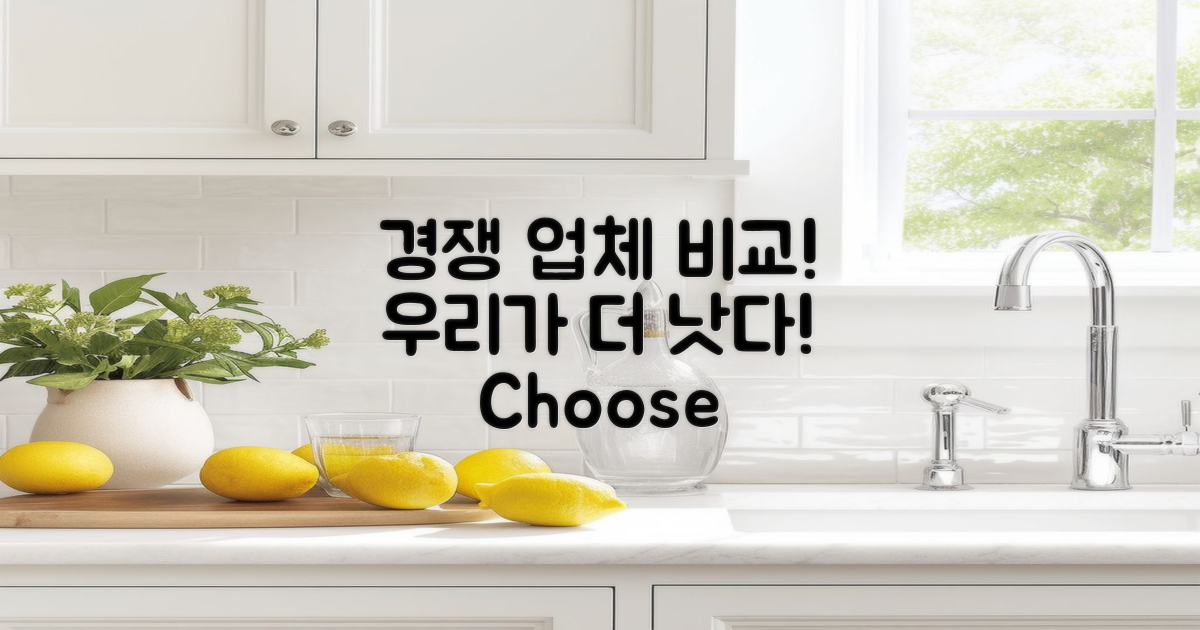 경쟁 업체와 비교하면?