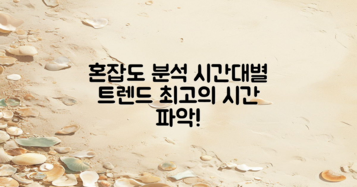 시간대별 혼잡도 분석