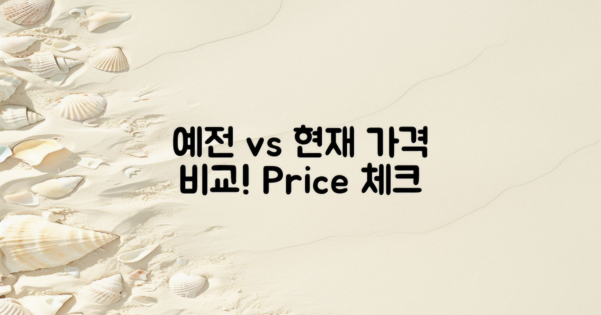예전 vs 현재 가격 비교