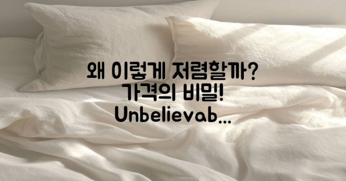 가격이 이렇게 저렴한 이유는?